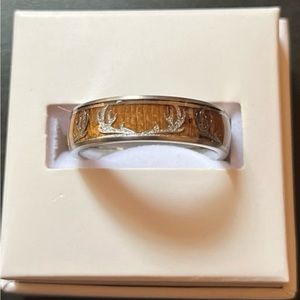 RBP4357 - Rugged Classic (Large Antlers) Bomb Party Men’s Ring Size 12